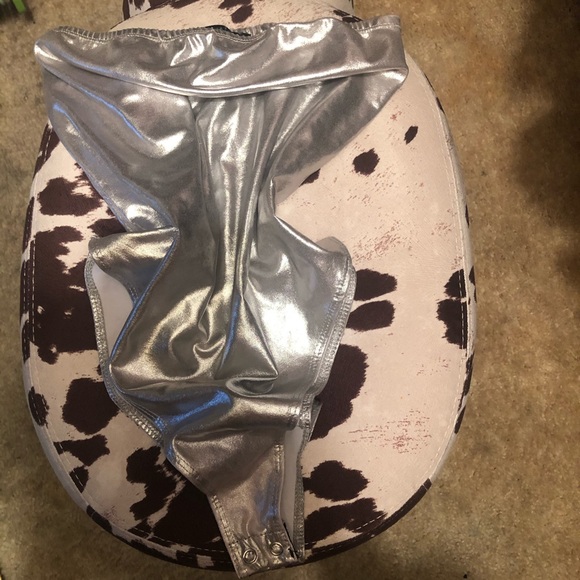 Forever 21 Tops - Silver leotard